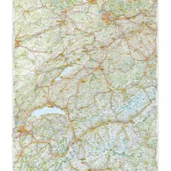 MARCO POLO KARTE SCHWEIZ BLATT 1 SCHWEIZ - WESTLICHER TEIL - Straßenkarte