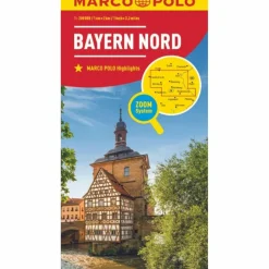 MARCO POLO REGIONALKARTE DEUTSCHLAND 12 BAYERN NORD