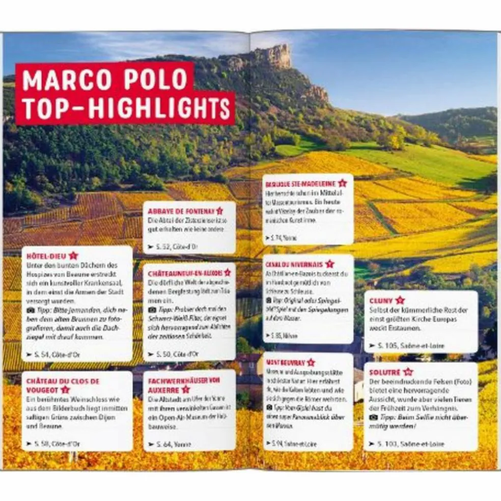 MARCO POLO REISEFÜHRER BURGUND