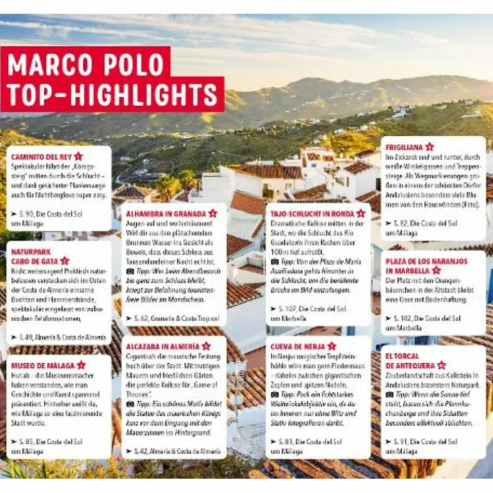 MARCO POLO REISEFÜHRER COSTA DEL SOL, COSTA DE ALMERÍA