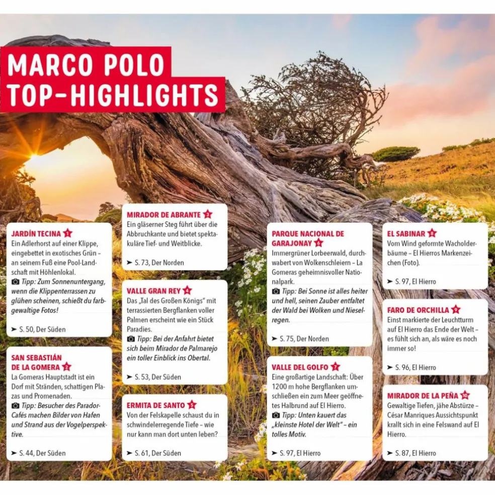 MARCO POLO REISEFÜHRER LA GOMERA, EL HIERRO