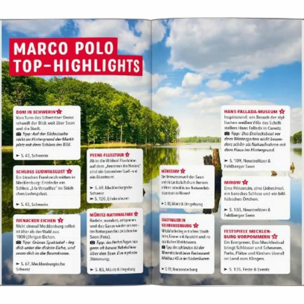 MARCO POLO REISEFÜHRER MECKLENBURGISCHE SEENPLATTE