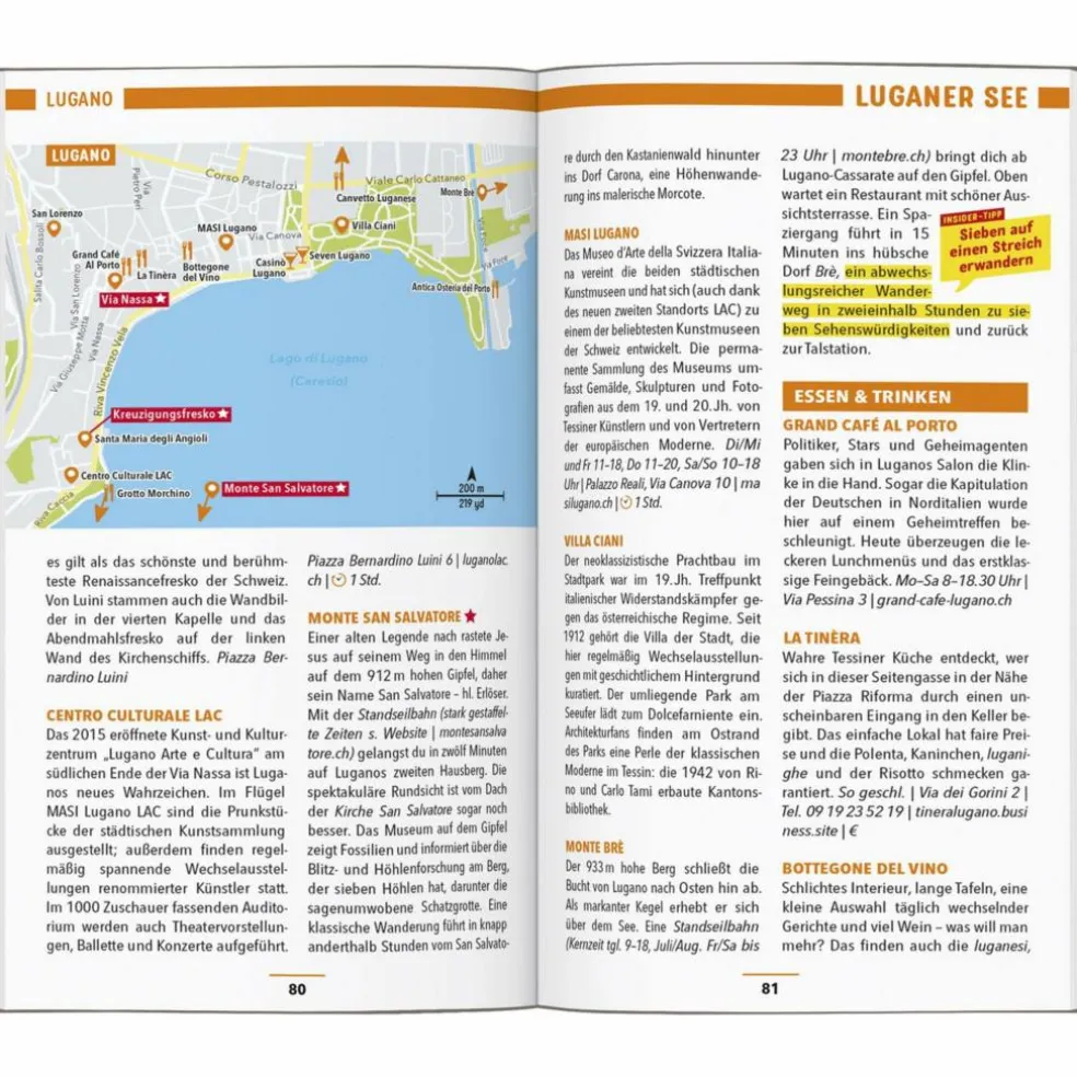 MARCO POLO REISEFÜHRER OBERITALIENISCHE SEEN, LAGO MAGGIORE