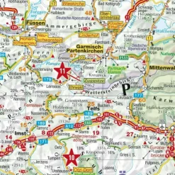 MARCO POLO REISEKARTE ALPEN 1:650.000 - Straßenkarte