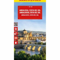 MARCO POLO REISEKARTE ANDALUSIEN, COSTA DEL SOL 1:200.000 - Straßenkarte