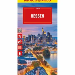 MARCO POLO REISEKARTE DEUTSCHLAND 06 HESSEN 1:200.000 - Straßenkarte