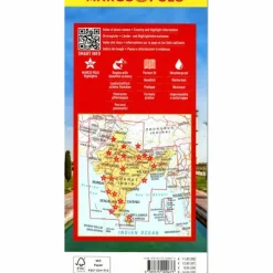 MARCO POLO REISEKARTE INDIEN, SRI LANKA 1:2,5 MIO. - Straßenkarte