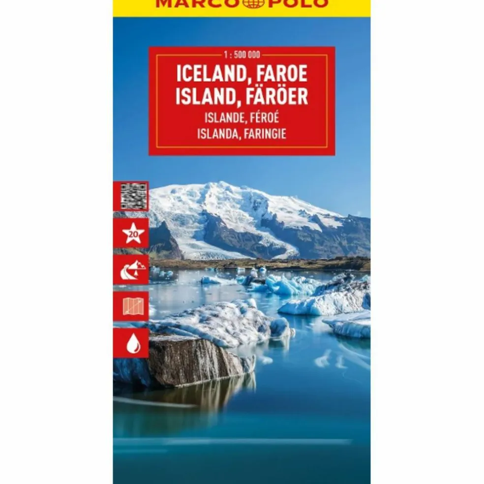 MARCO POLO REISEKARTE ISLAND 1:500.000 - Straßenkarte