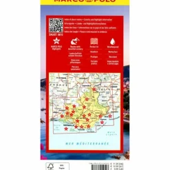 MARCO POLO REISEKARTE PROVENCE-ALPES-CÔTE D'AZUR 1:275.000 - Straßenkarte