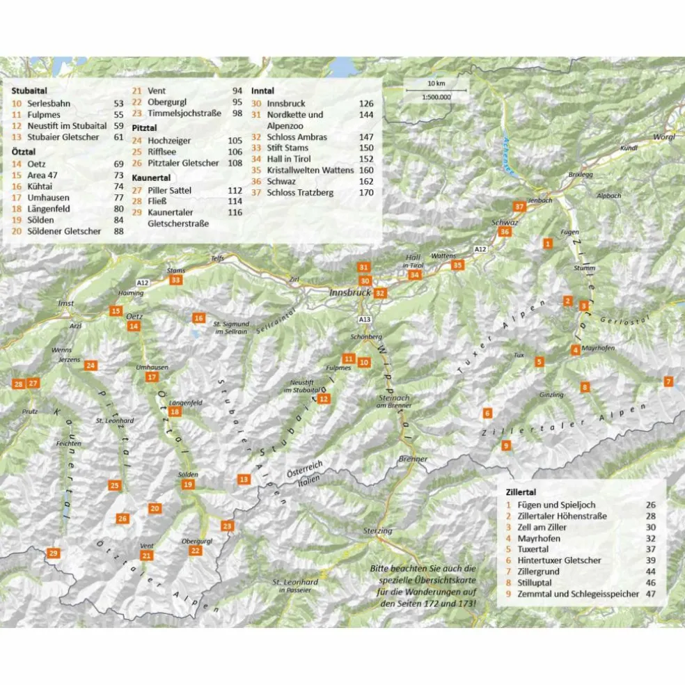 MAREMONTO REISE- UND WANDERFÜHRER: TIROLER TÄLER - Reiseführer