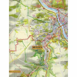 MEIßEN UND UMGEBUNG 1 : 20 000 - Wanderkarte