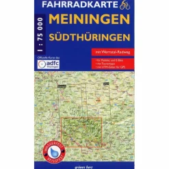 MEININGEN SÜDTHÜRINGEN FAHRRADKARTE 1 : - Fahrradkarte