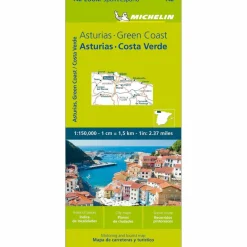 MICHELIN ASTURIAS, COSTA VERDE - Straßenkarte