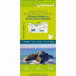 MICHELIN ATLANTISCHE PYRENÄEN - Straßenkarte
