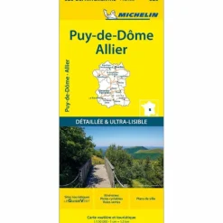 MICHELIN AUVERGNE - ZENTRALMASSIV - Straßenkarte