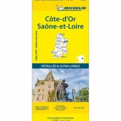 MICHELIN BURGUND OST - Straßenkarte