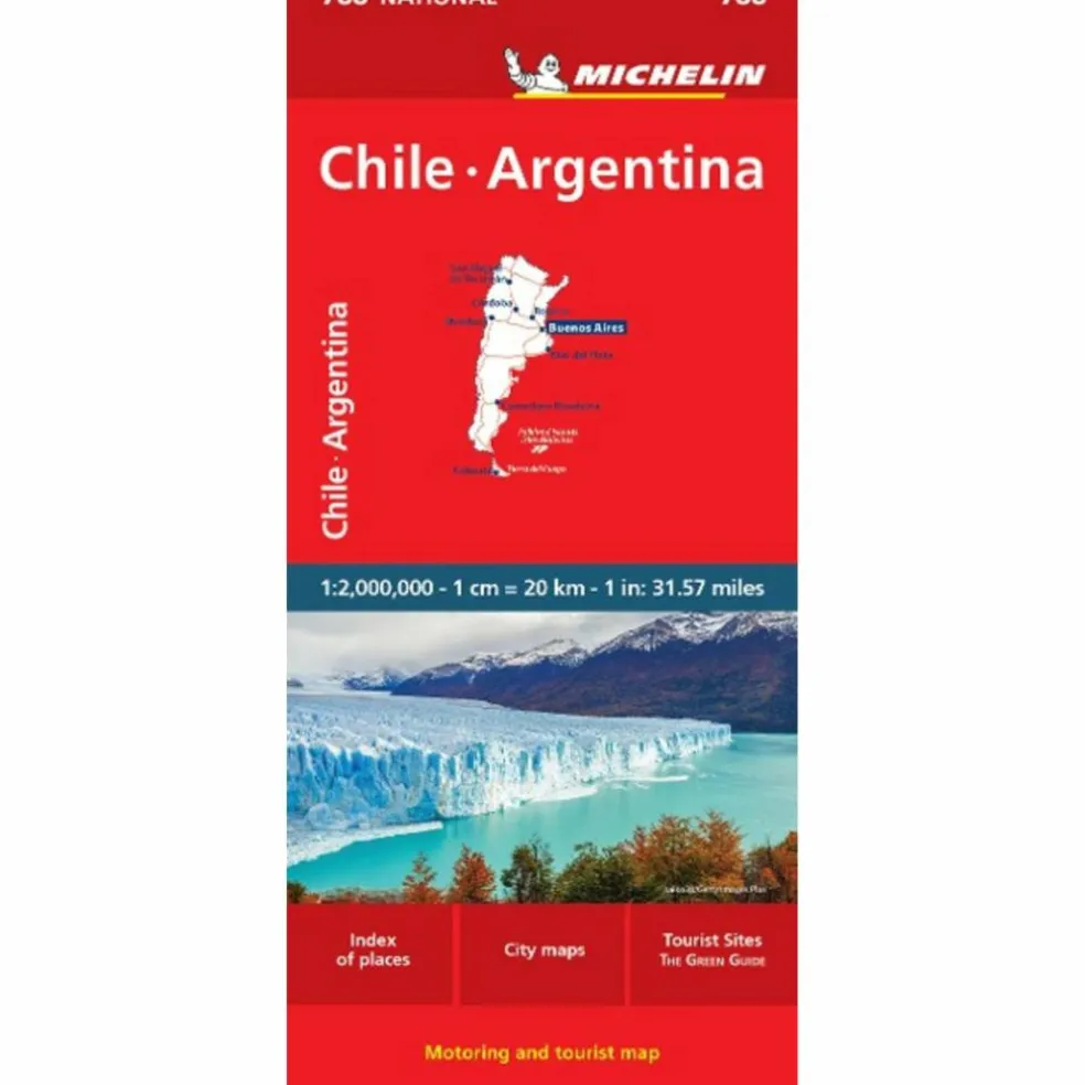MICHELIN CHILE ARGENTINIEN - Karte