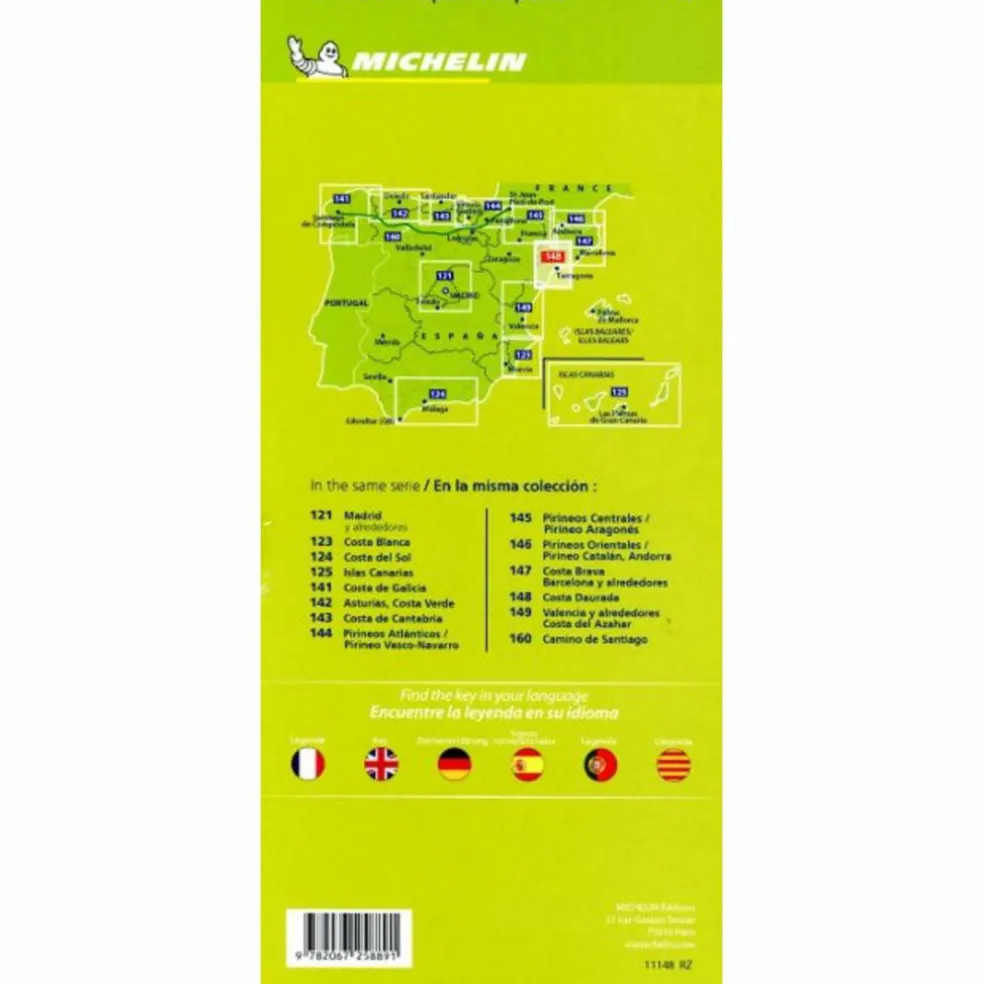 MICHELIN COSTA DAURADA - Straßenkarte