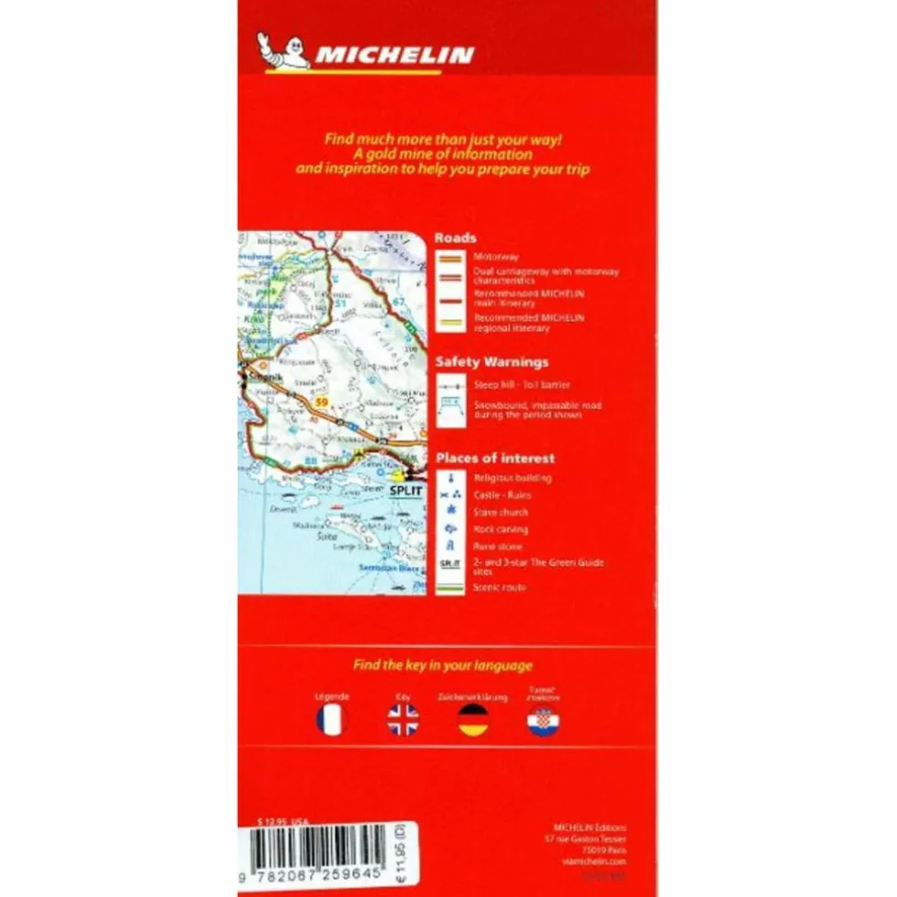 MICHELIN KROATIEN - Straßenkarte