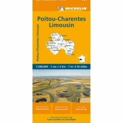 MICHELIN POITOU-CHARENTES - Straßenkarte