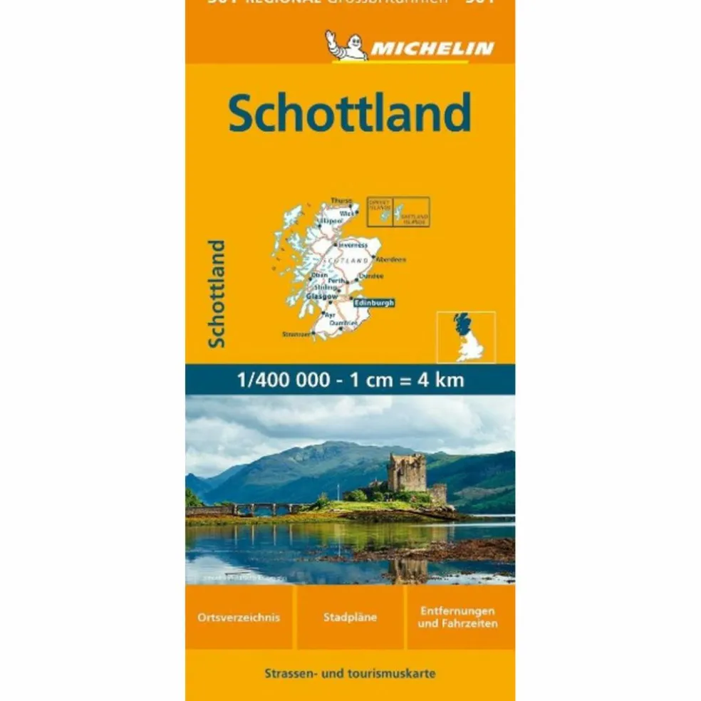 MICHELIN SCHOTTLAND - Straßenkarte