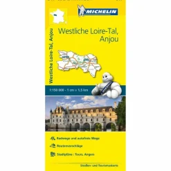 MICHELIN WESTLICHES LOIRETAL - ANJOU - Straßenkarte