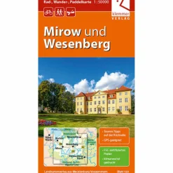 MIROW UND WESENBERG 1 : 50 000 - Karte