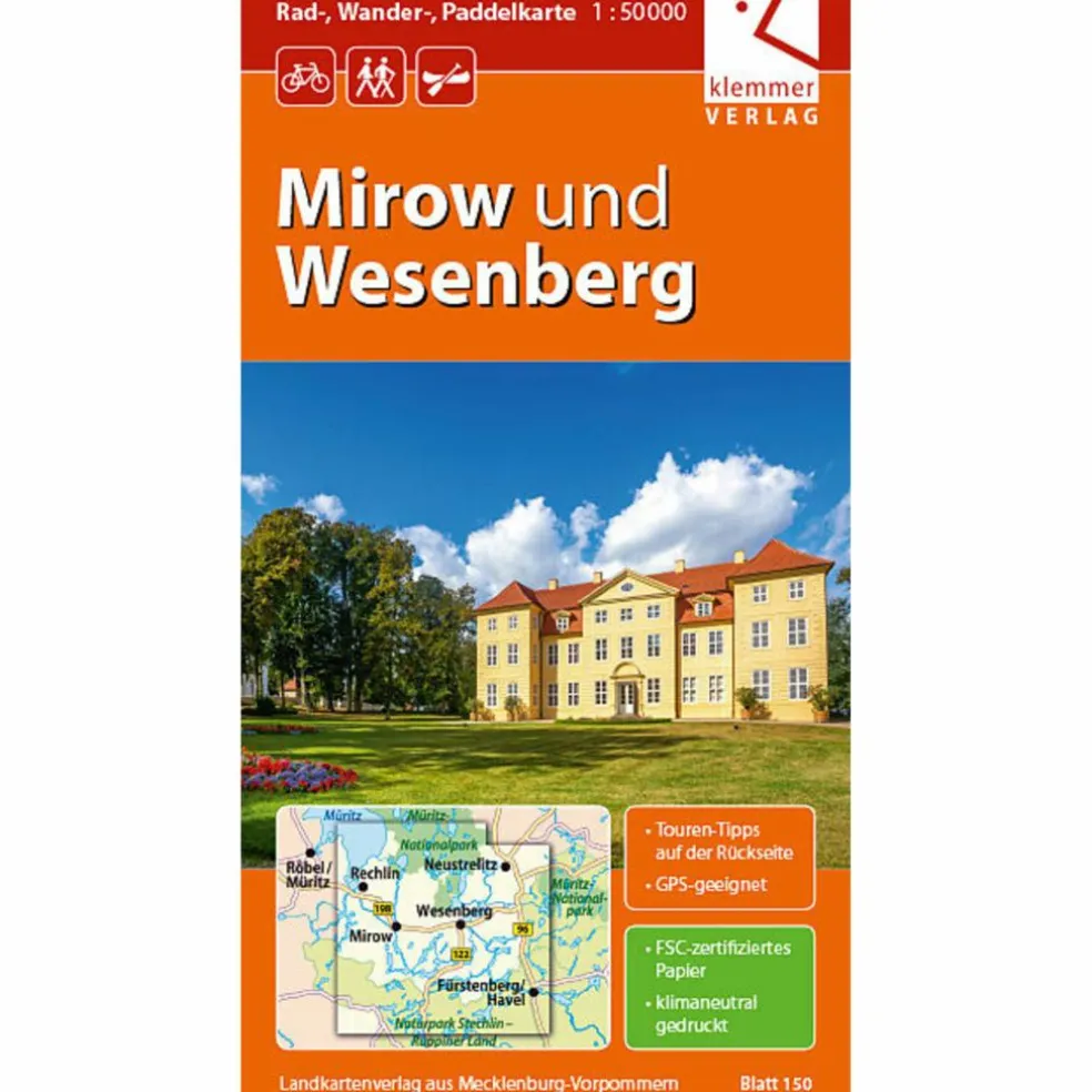 MIROW UND WESENBERG 1 : 50 000 - Karte