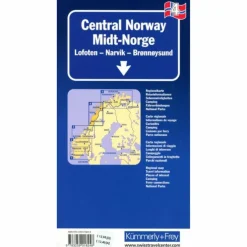 MITTEL-NORWEGEN NR. 04 REGIONALKARTE NORWEGEN 1:400 000 - Straßenkarte