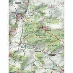 MITTLERES SAALETAL, JENA UND UMGEBUNG 1: - Wanderkarte