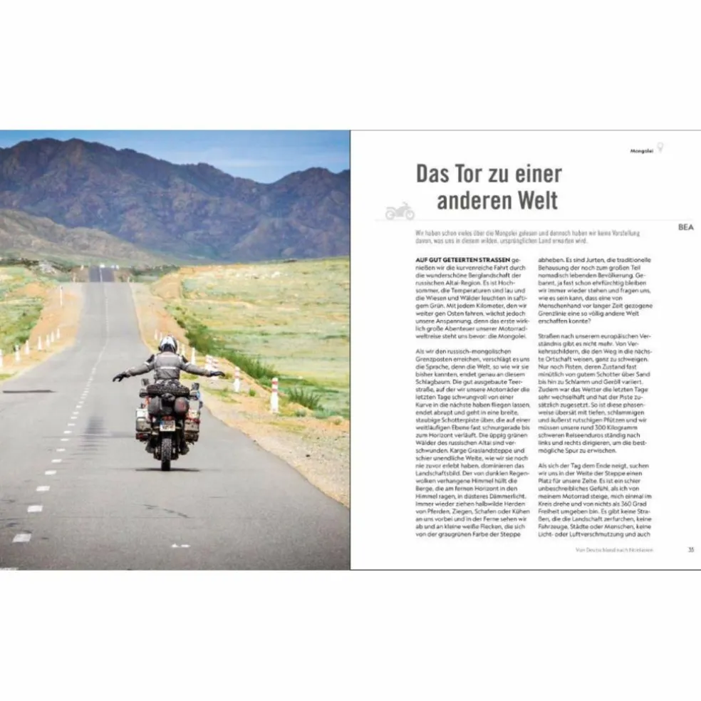 MOTORRADABENTEUER WELTREISE - Bildband