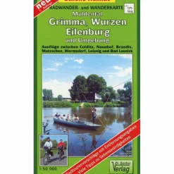 MULDENTAL, GRIMMA, WURZEN, EILENBURG UND - Wanderkarte