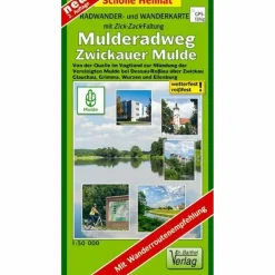 MULDERADWEG (ZWICKAUER MULDE) RADWANDER- - Fahrradkarte