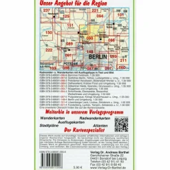 NATURPARK BARNIM, WANDLITZSEE UND UMGEBUNG - Wanderkarte