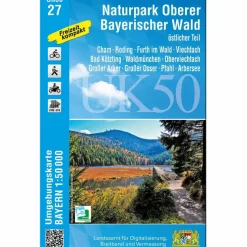 NATURPARK OBERER BAYERISCHER WALD, ÖSTLICHER TEIL 1 : 50 000
