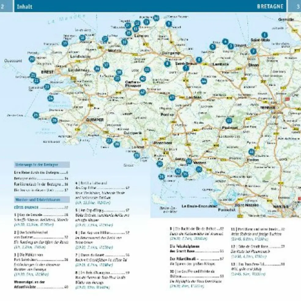 NATURZEIT ERLEBEN: BRETAGNE - Wanderführer