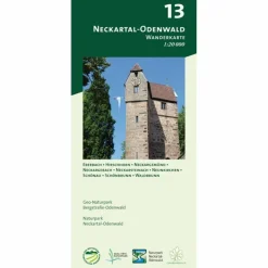NECKARTAL-ODENWALD 1 : 20 000 - Wanderkarte