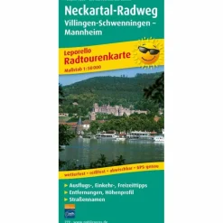 NECKARTAL-RADWEG 1 : 50 000 - Fahrradkarte