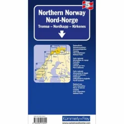 NORD-NORWEGEN NR. 05 REGIONALKARTE NORWEGEN 1:400 000 - Straßenkarte