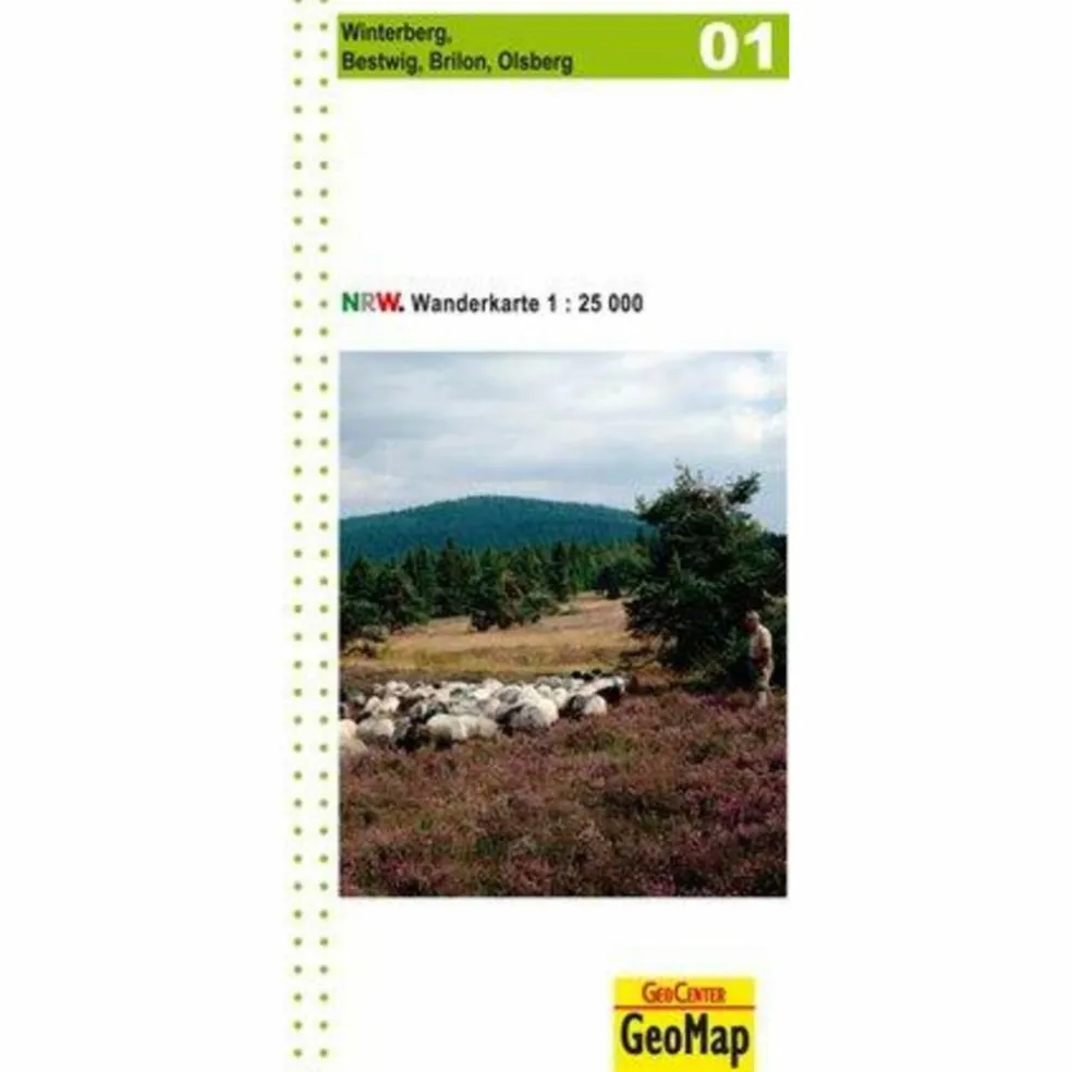 NORDRHEIN-WESTFALEN WANDERKARTE 01 WINTERBERG 1 : 25 000