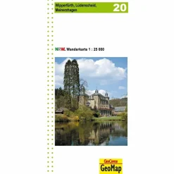 NORDRHEIN-WESTFALEN WANDERKARTE 20 WIPPERFÜRTH, LÜDENSCHEID