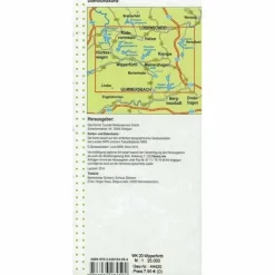 NORDRHEIN-WESTFALEN WANDERKARTE  20 WIPPERFÜRTH, LÜDENSCHEID