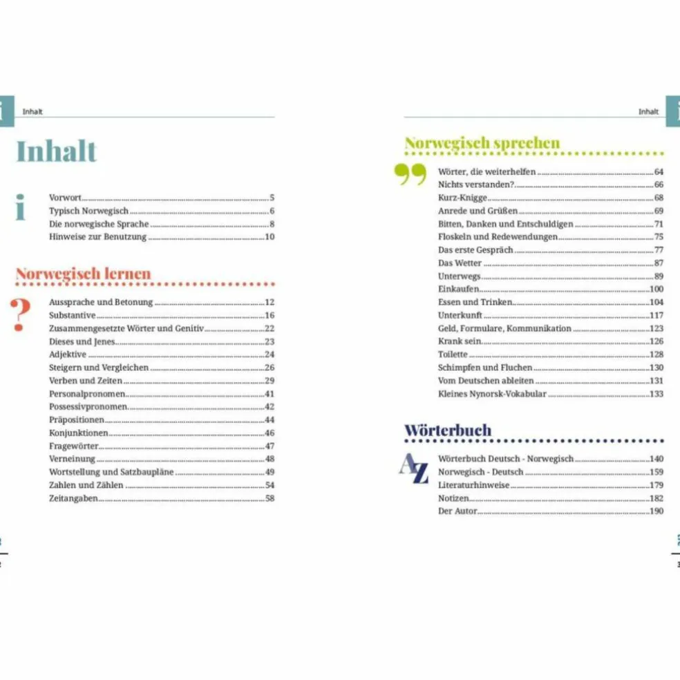 NORWEGISCH - WORT FÜR WORT - Sprachführer