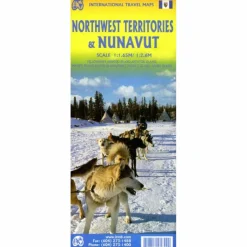 NUNAVUT & NW TERRITORIES - Straßenkarte