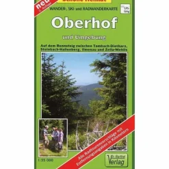 OBERHOF, ILMENAU, ZELLA-MEHLIS UND UMGEBUNG - Wanderkarte
