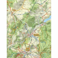 OSTERZGEBIRGE. KURORT SEIFFEN UND UMGEBU - Wanderkarte