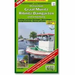 OSTSEEBAD GRAAL-MÜRITZ, RIBNITZ-DAMGARTE - Wanderkarte