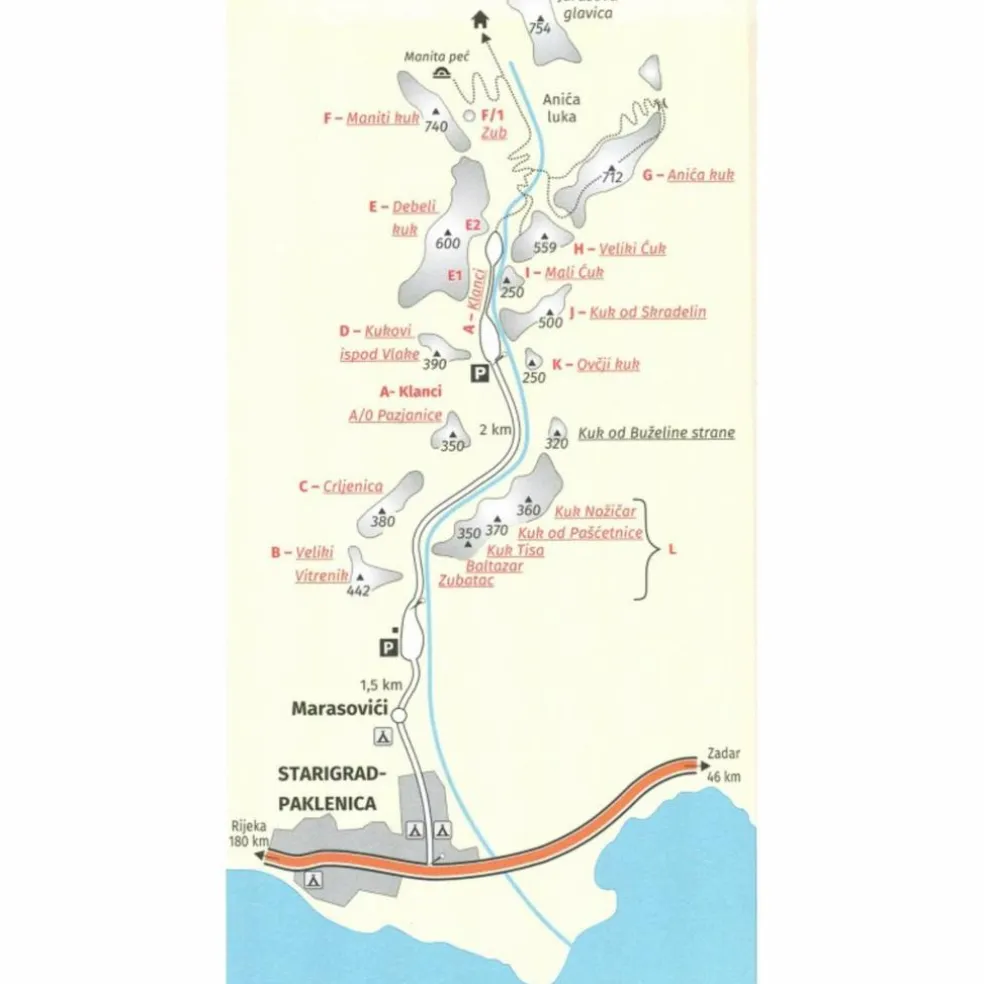 PAKLENICA CLIMBING GUIDE 2024 - Kletterführer