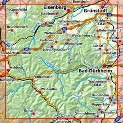 PFÄLZERWALD 4 - Wanderkarte