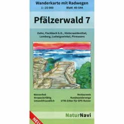 PFÄLZERWALD 7. BLATT 40-544, 1 : 25 000 - Wanderkarte
